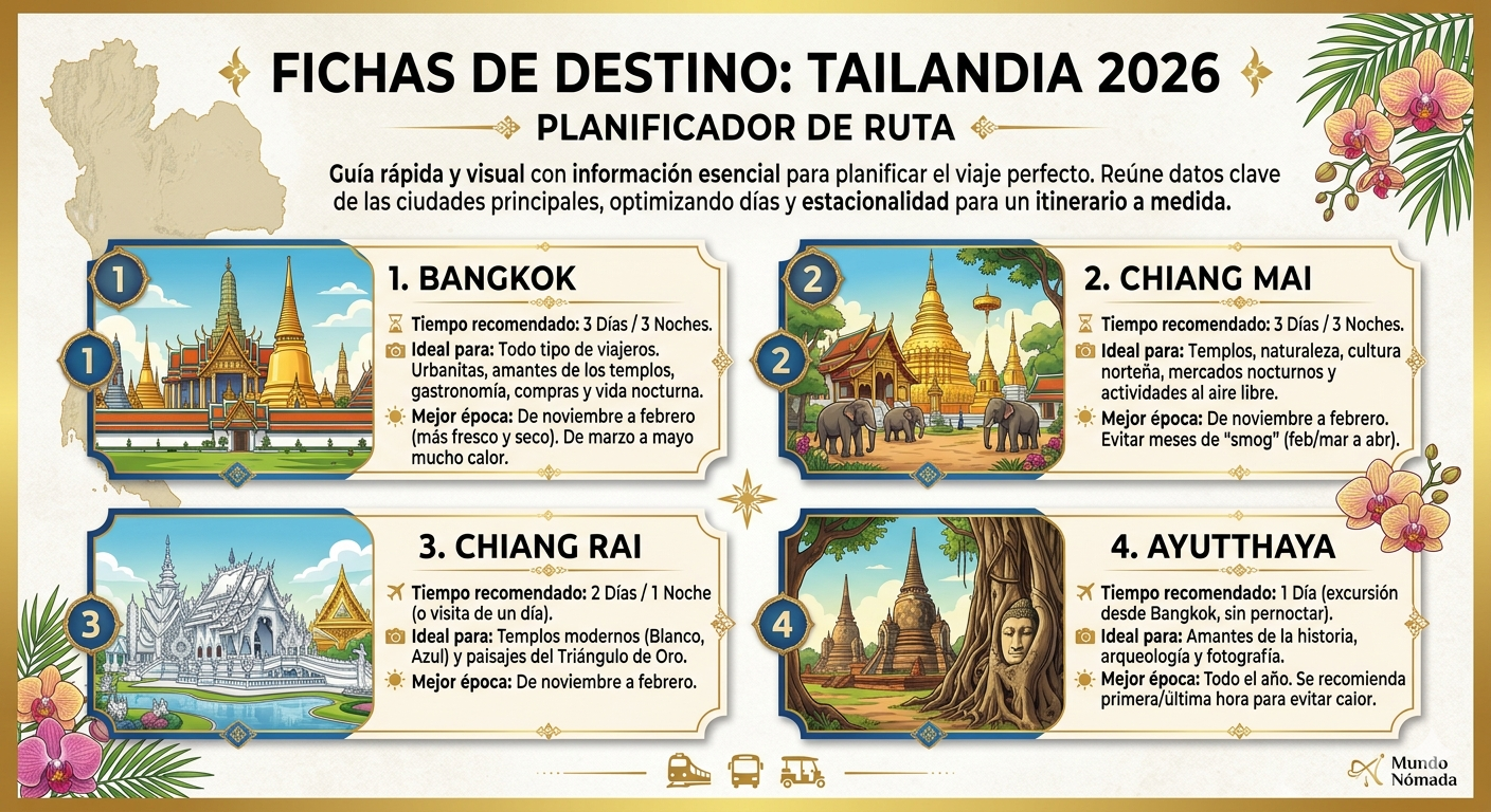 Planificador de Ruta - Viaje a Tailandia (Ebook)